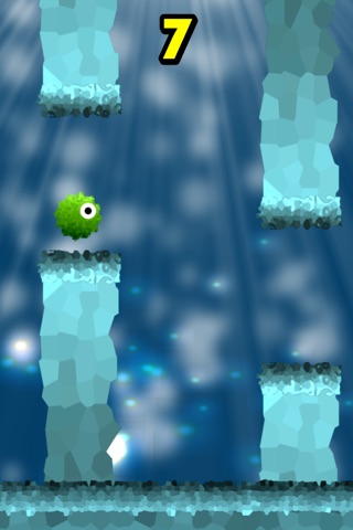 MOSS BALL Diving- Flappy Eyed Moss's Adventure! screenshot 2