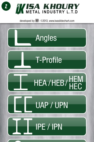 ISA KHOURY Steel Sections screenshot 2