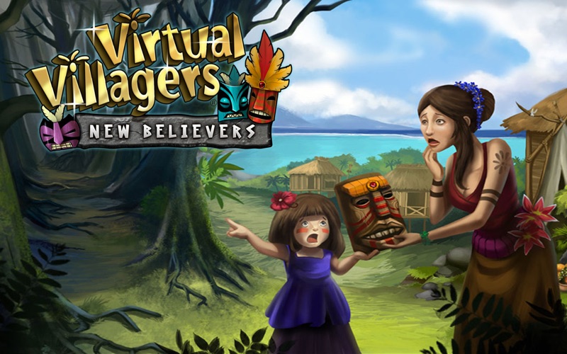 virtual villagers - new believers iphone screenshot 1