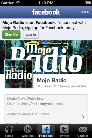 Mojo Radio by IndyMojo.com screenshot 2