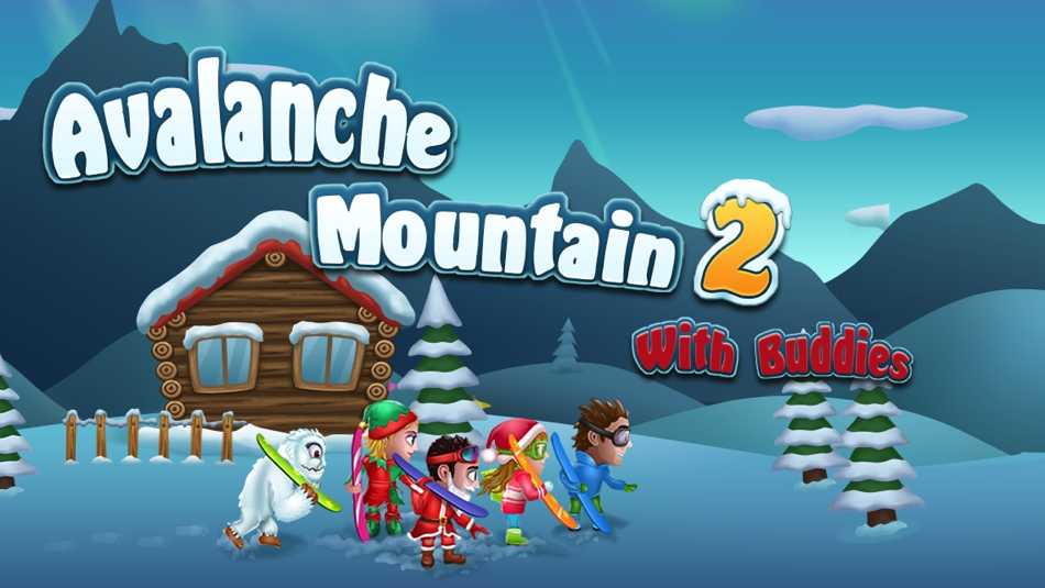#1. Avalanche Mountain 2 With Buddies - Extreme Multiplayer Snowboarding Racing Game (iOS) 由: Revolution Games, Inc.