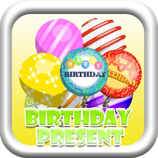 Birthday Floating Presents Icon