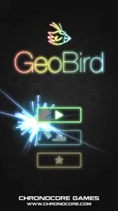 GeoBird - The tiny story of the neon bird extended screenshot #1 for iPhone