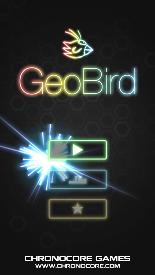 #1. GeoBird - The tiny story of the neon bird extended (iOS) 由: Stefan Kogler
