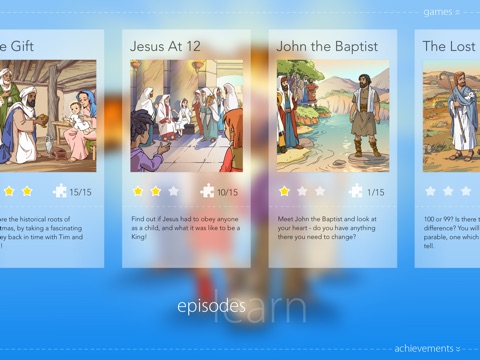 ActiveBook - Bible Adventure for Kids. Interactive stories and games for family devotions. screenshot 2