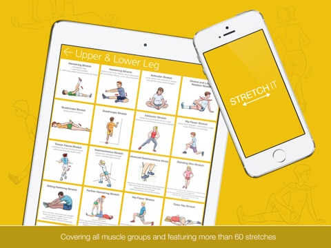 Stretch It HD - Stretching, Warm Up & Cool Down Task Cards screenshot 2