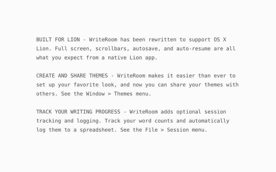 #2. WriteRoom (macOS) 由: Jesse Grosjean