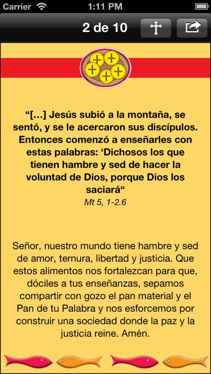 Bless our table with prayers in Spanish - Catolicapp.org screenshot-4