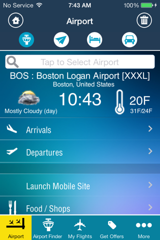 Boston Airport Info + Radar screenshot 2