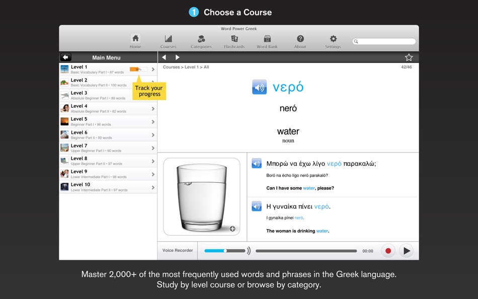 WordPower Learn Greek Vocabulary by InnovativeLanguage.com - 4.5 - (macOS)