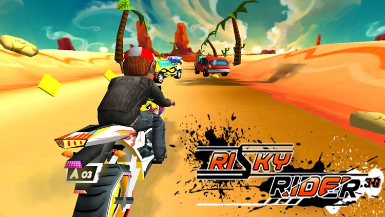 Risky Rider 3D (Motor Bike Racing Game / Games)