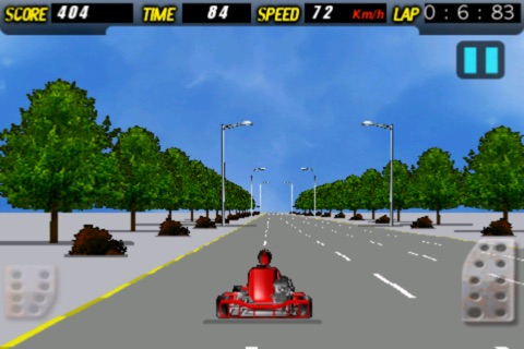 Go Kart Racing 3D - Free Multiplayer Race Game screenshot 4