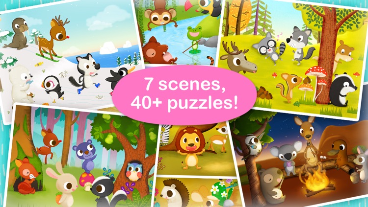 Wildlife Jigsaw Puzzles 123 Free - Fun Learning Puzzle Game for Kids screenshot-4