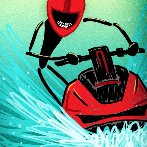 Stickman Wave Racer Pro Game - Multiplayer Racing Jet Ski Ride icon