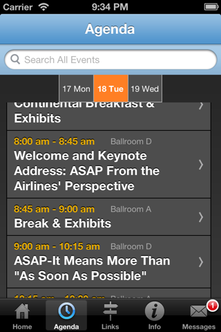 NATA Air Charter Summit 2013 screenshot 2
