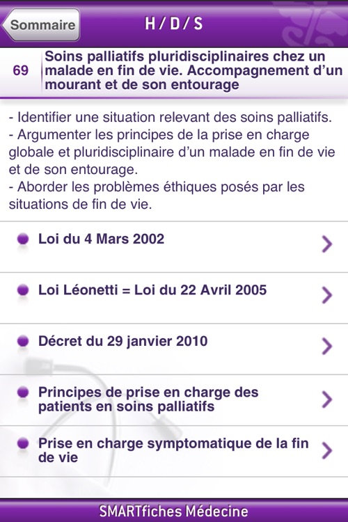 SMARTfiches Handicap/Douleur/Soins palliatifs Free