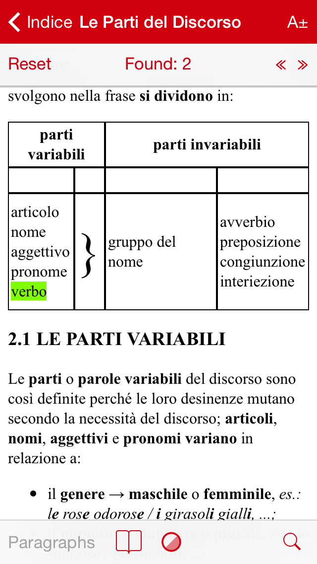 Grammatica Italiana Screenshot