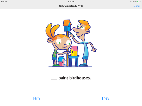 Screenshot #6 pour Pronoun Fill-In Super Fun Deck