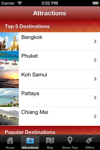 Thailand Travel by DiscoveryThailand.com (Free Version) screenshot 2