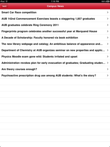 AUB Outlook screenshot 2