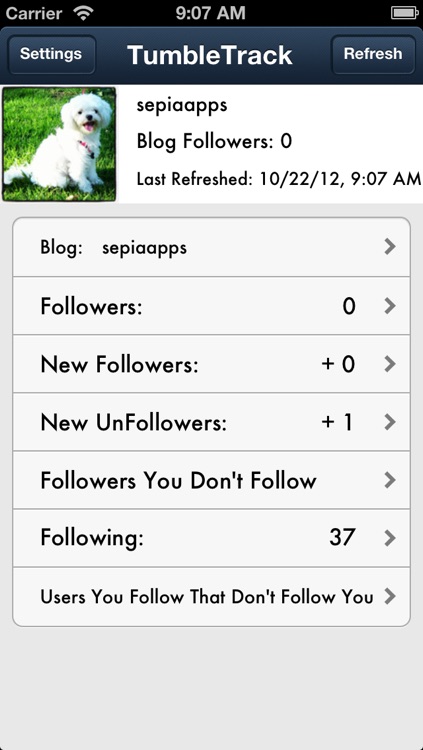 TumbleTrack Followers on Tumblr Lite - Track UnFollowers and View Quotes or Pictures