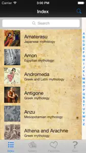 Famous Classical Myths screenshot #1 for iPhone