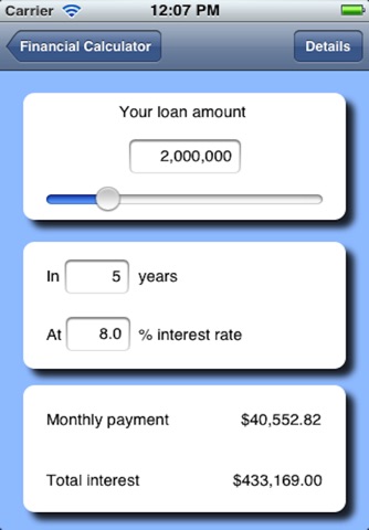 Personal Finance Calculators screenshot 3