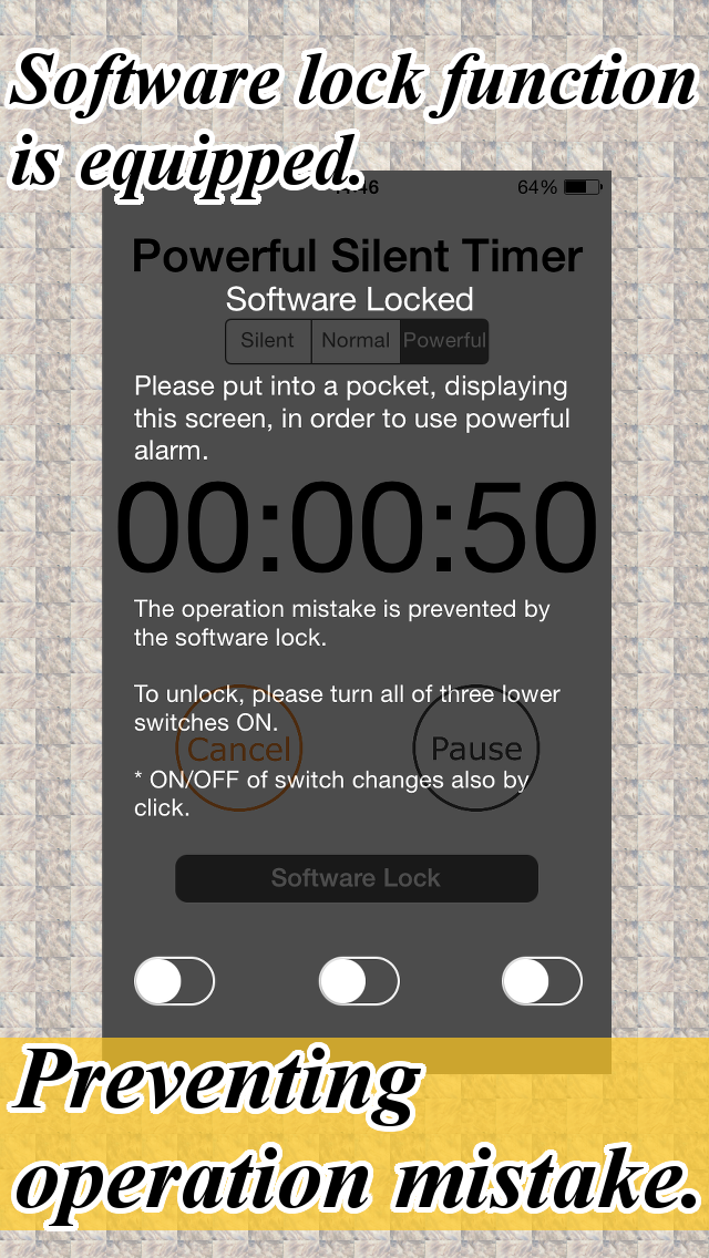 Screenshot #2 pour Powerful Silent Timer – Vibration Alarm for Library, Train etc.