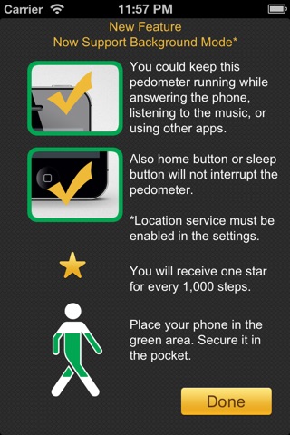 Walk Star Pedometer (Ad-Free) screenshot 2