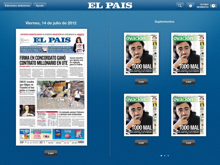 El País para iPad