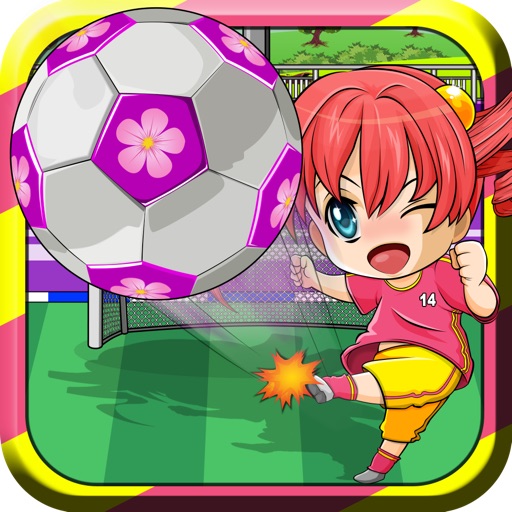 All-Star Girls Football Juggling Icon