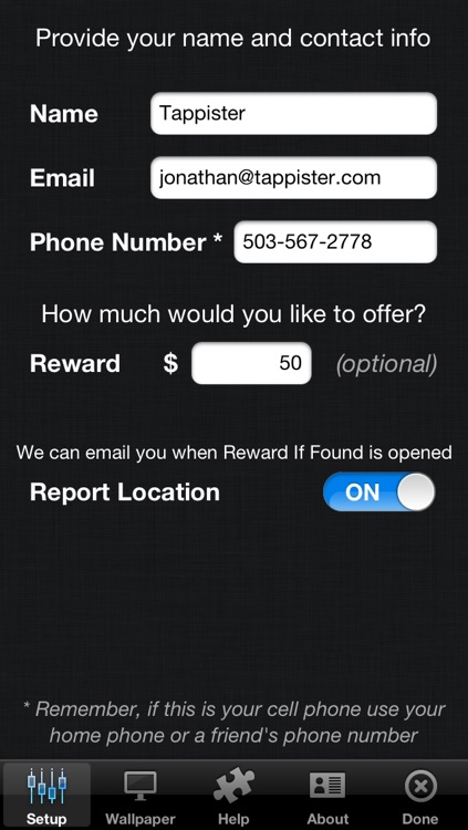 Reward If Found