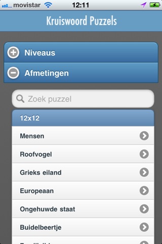 Kruiswoordpuzzels screenshot 2