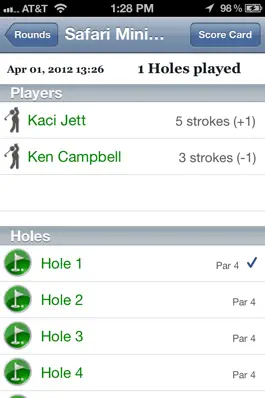 Game screenshot Golf Scorecard Free hack