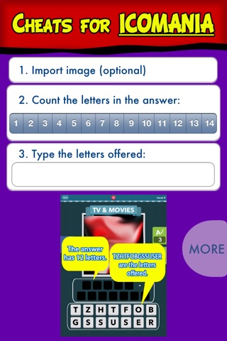 Cheats for Icomania !!! screenshot 2