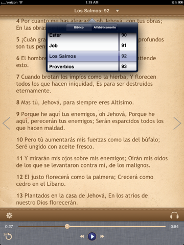 La Biblia Reina Valera para iPad con Audio screenshot 3