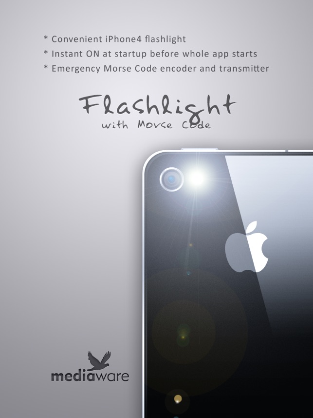 Flashlight+ Morse Code - Transmitter and encoder on the App Store