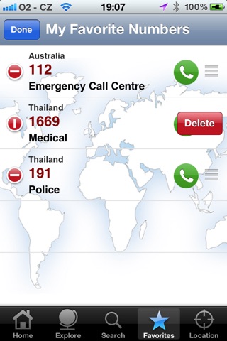 Emergency numbers from all over the world screenshot 3