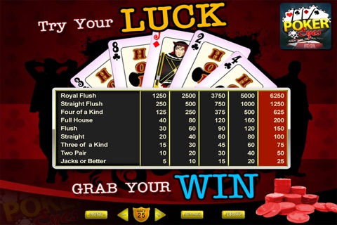 Poker Eyes Free - Open Face Videopoker screenshot 3