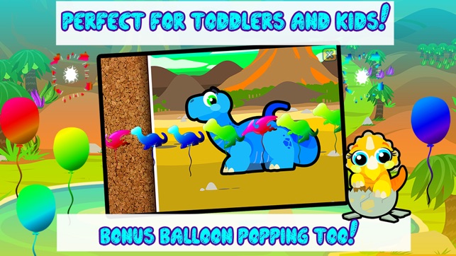 Dino Puzzles for Kids (Toddler Age Dinosaur Learning Games F(圖5)-速報App