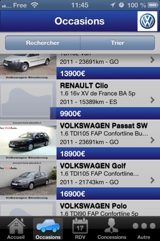 PKA Volkswagen V2 screenshot 3