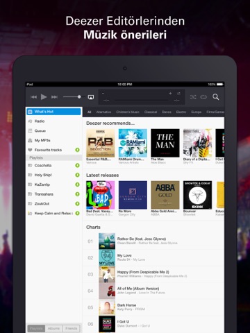 Deezer HD screenshot 2