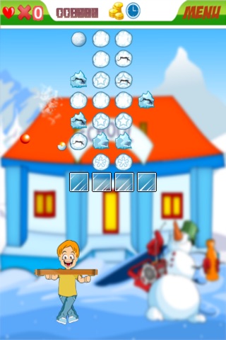 Snowball Cold Winter Recess Fight against frozen school girls and boys - Free Edition screenshot 3