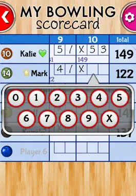 Game screenshot My Bowling Scorecard hack