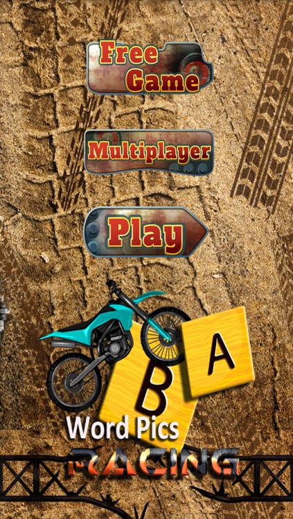 Four Motorbikes Word Racing: Chase Game V. 1 screenshot-3