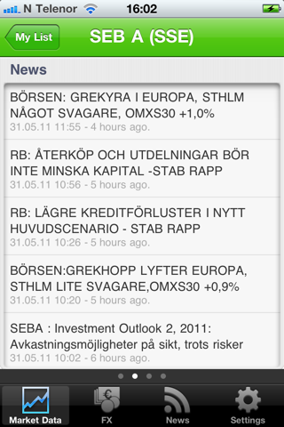 SEB Equities screenshot 3