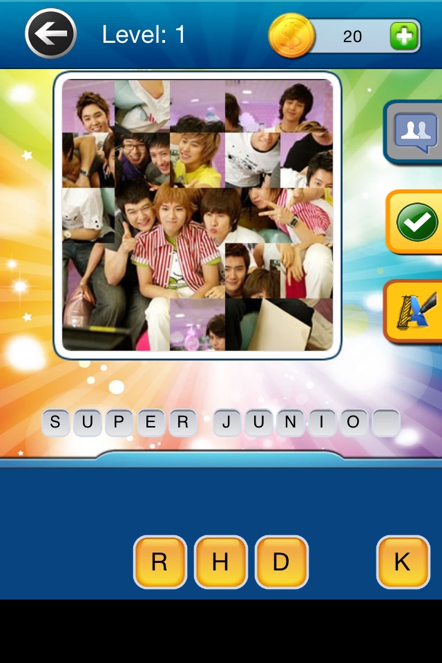 Kpop Star Quiz (Guess Kpop star) screenshot 2