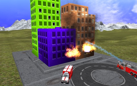 Fire Truck Race & Rescue! Toy Car Game For Toddlers and Kids screenshot 2