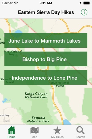 Eastern Sierra Day Hikes - Lite screenshot 2