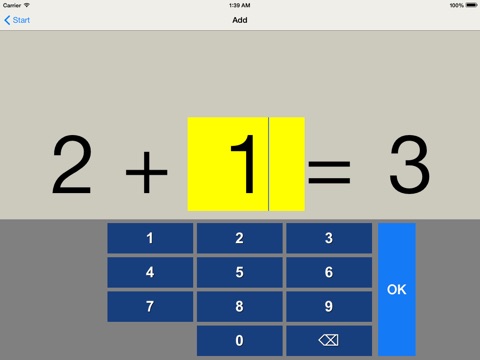 Addition practice screenshot 3